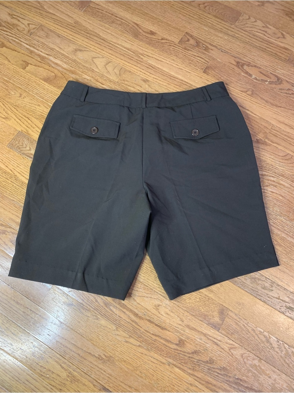 Courtenay Dark Olive Brown Dress Shorts Size 18W - Picture 3 of 8